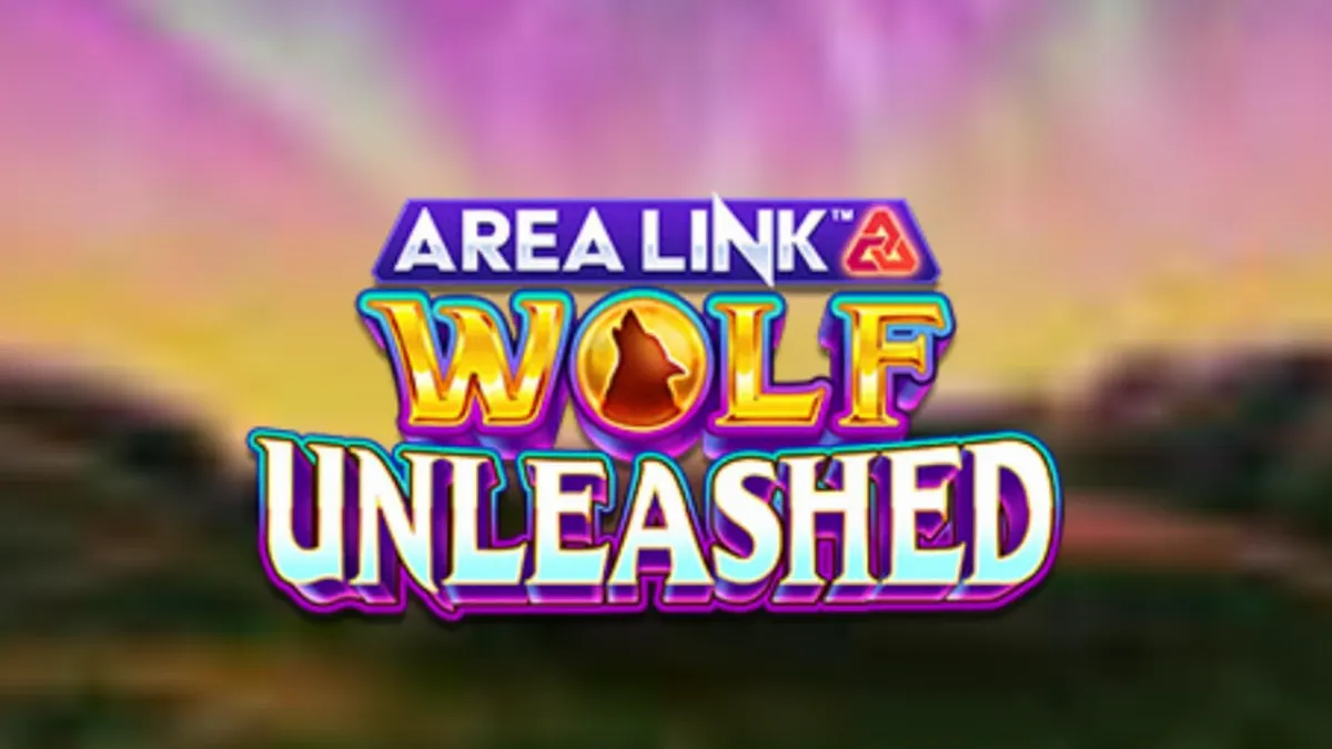 Cena atmosférica de lobos sob a aurora boreal em Area Link Wolf Unleashed